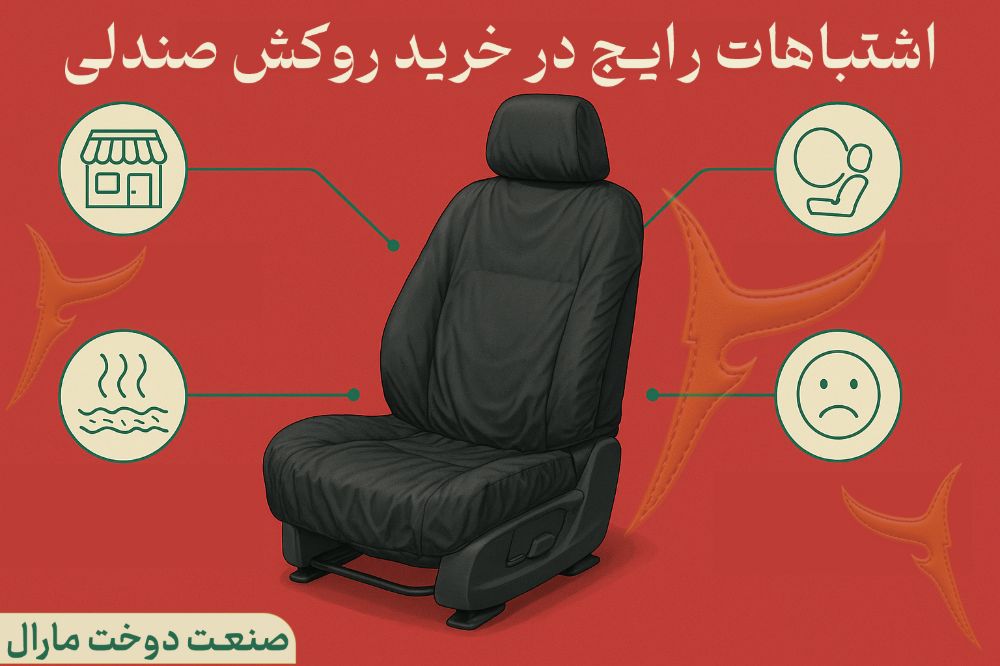 ۵ اشتباه رایج در خرید روکش صندلی خودرو